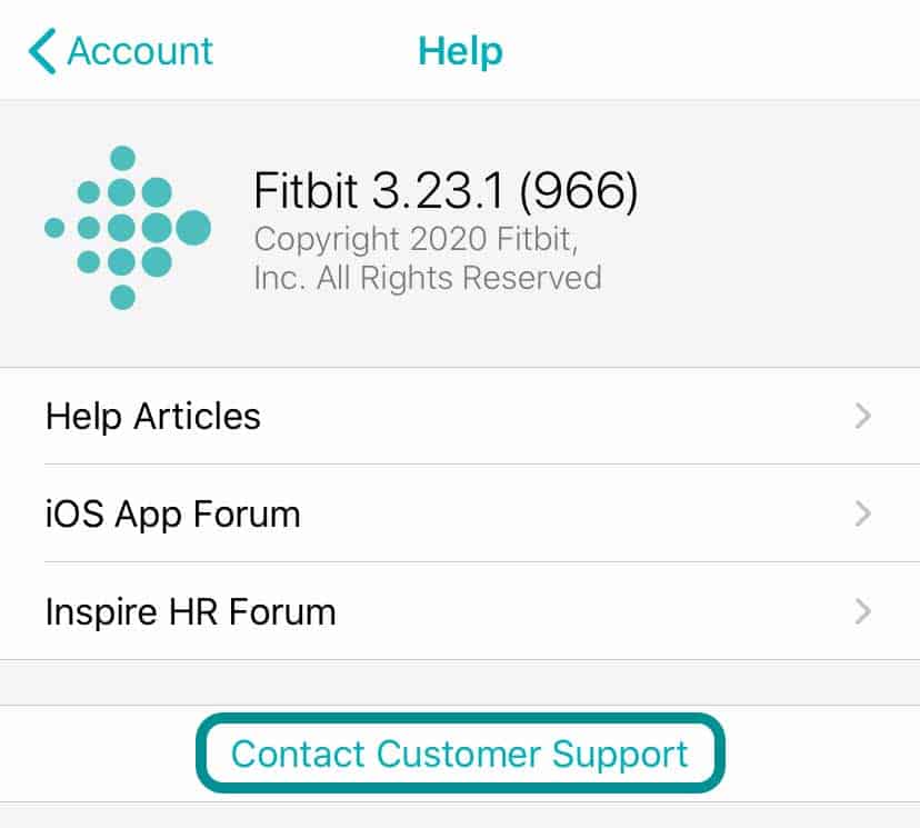 fitbit customer care