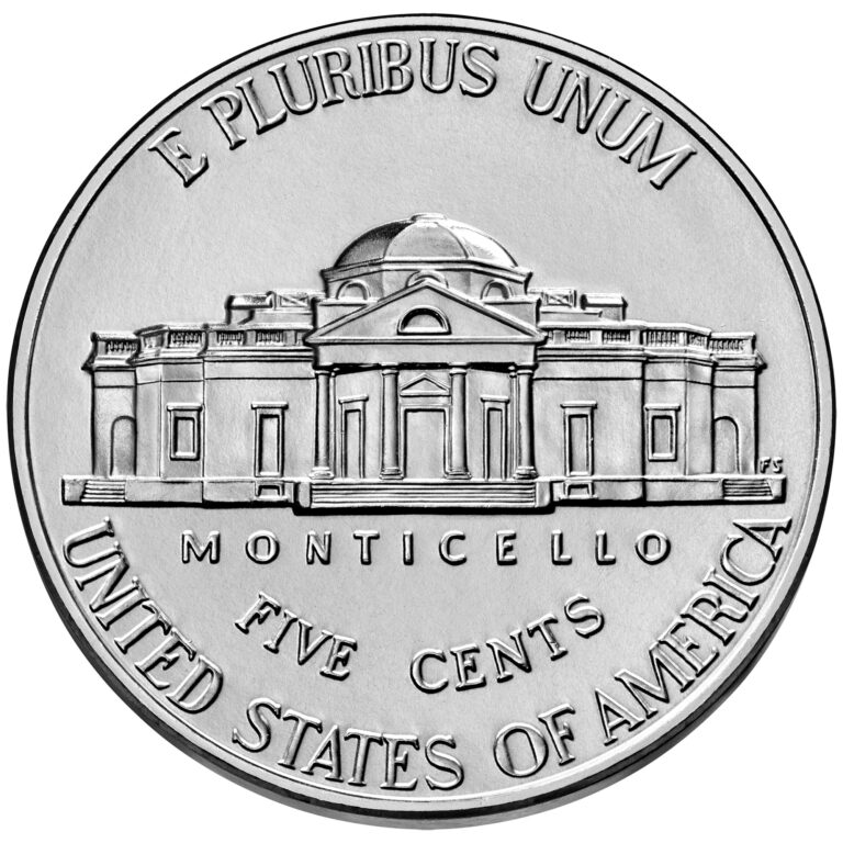 five cents american coin