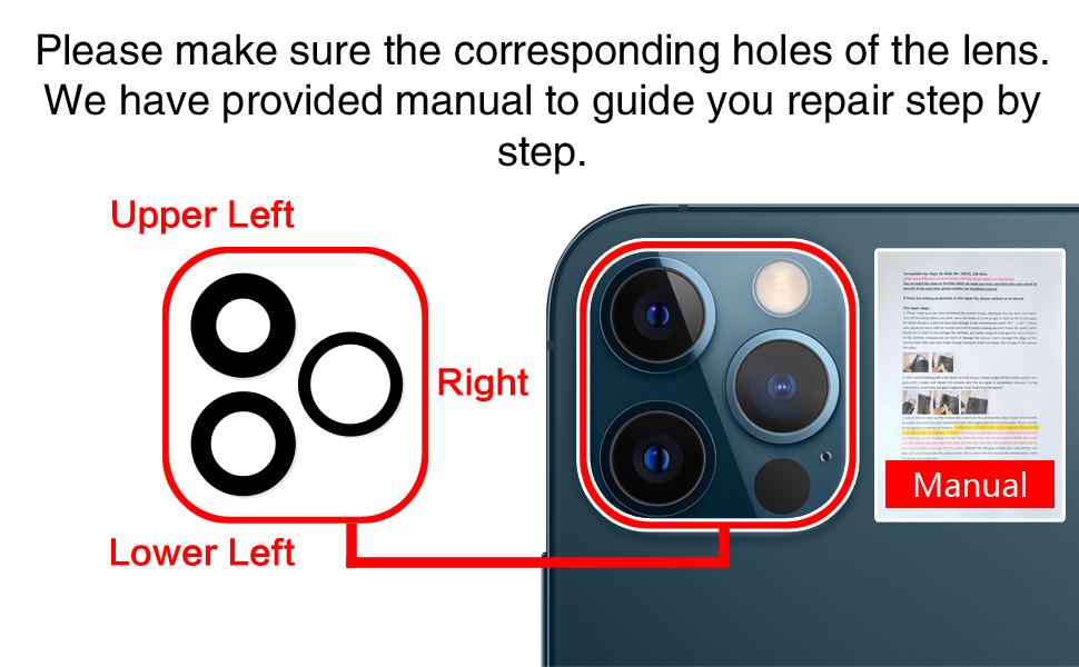 fixing iphone camera lens