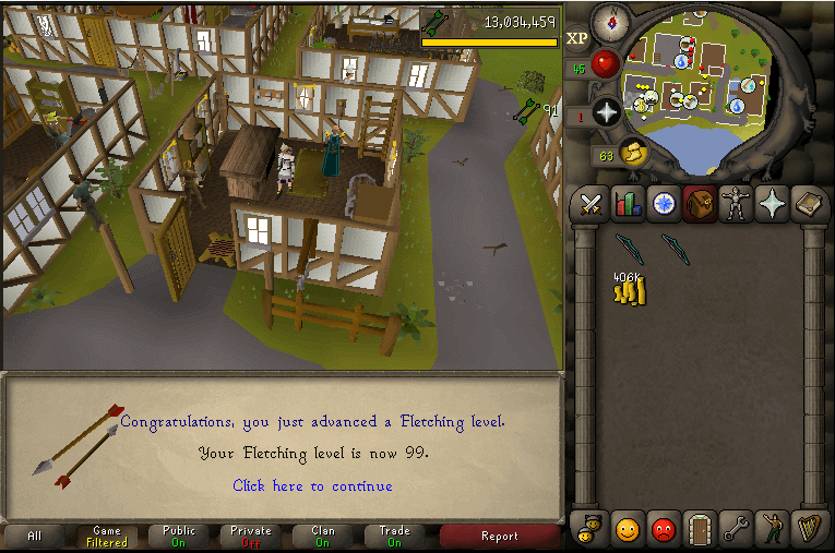 fletching training osrs