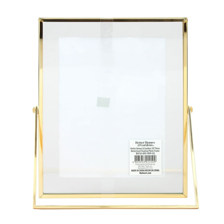 floating picture frame gold