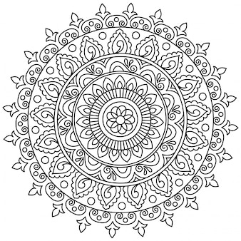 flower design mandala