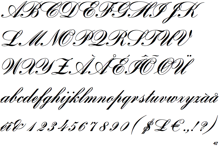 font copperplate