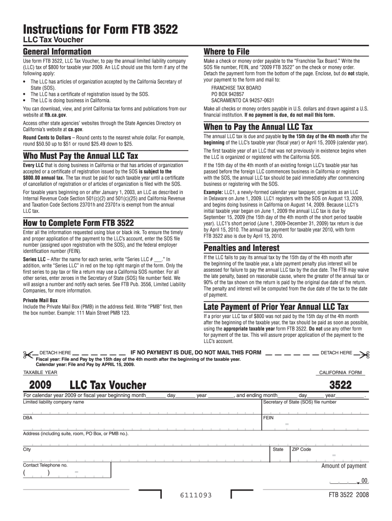 form 3522 california 2023