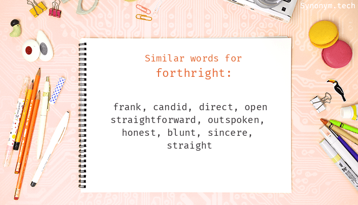 forthright synonym