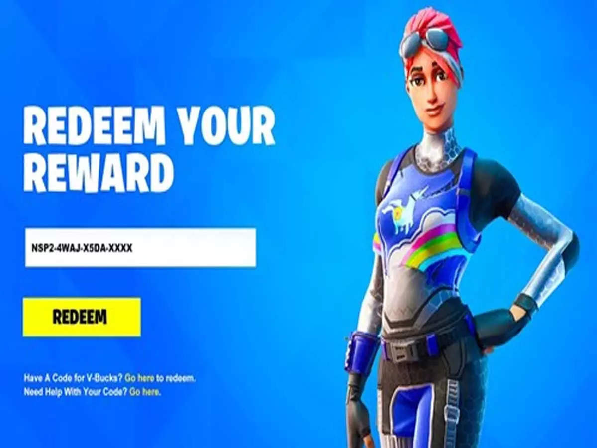 fortnite redeem code