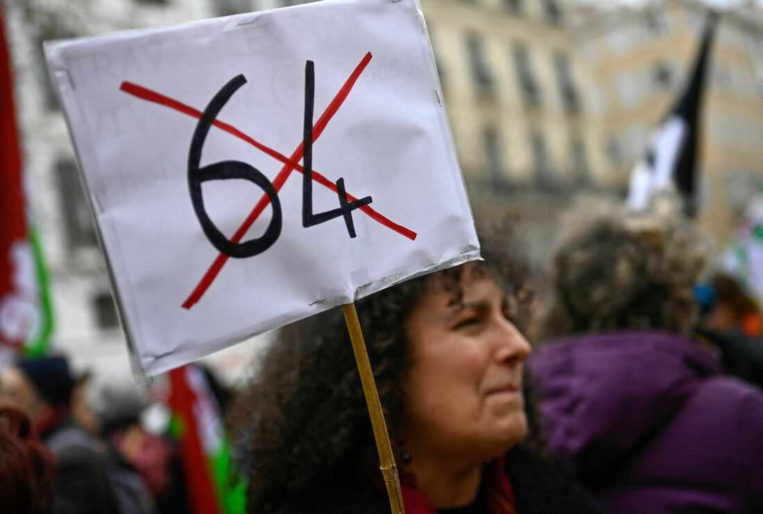 france retirement age protest