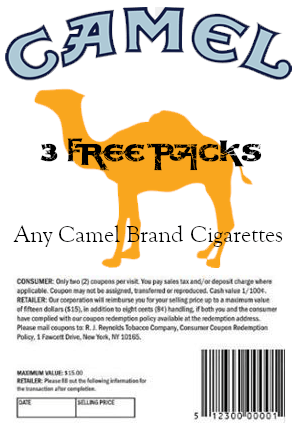 free mobile cigarette coupons