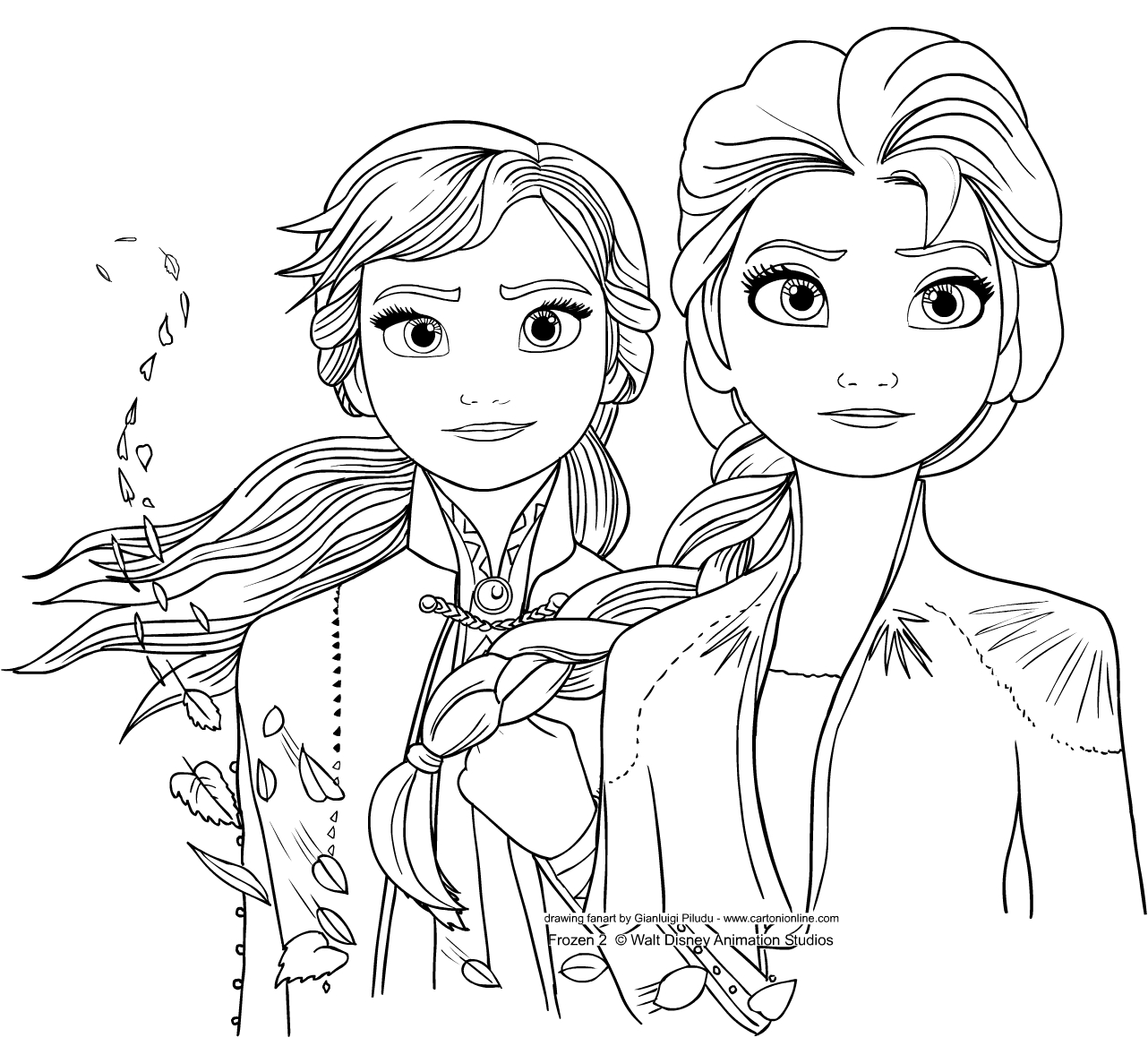 frozen dibujos para colorear e imprimir