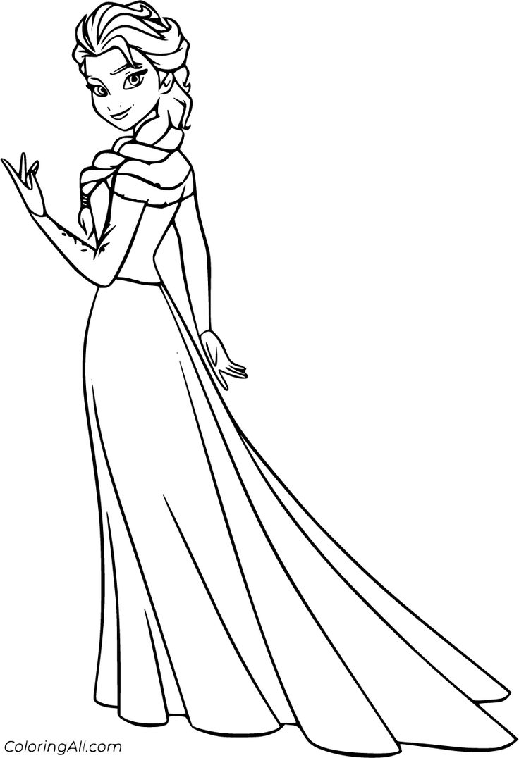 frozen printable coloring pages