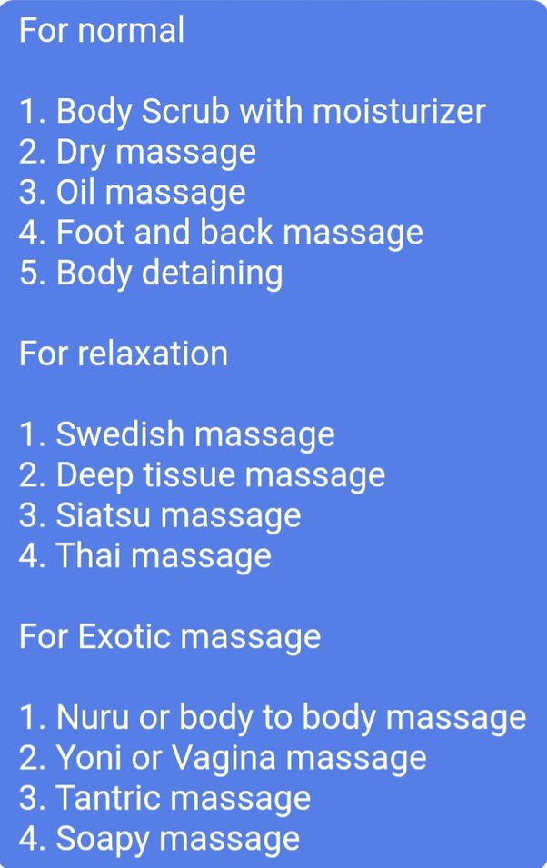 full body oil massage prices near me