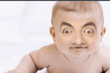 funny baby face meme