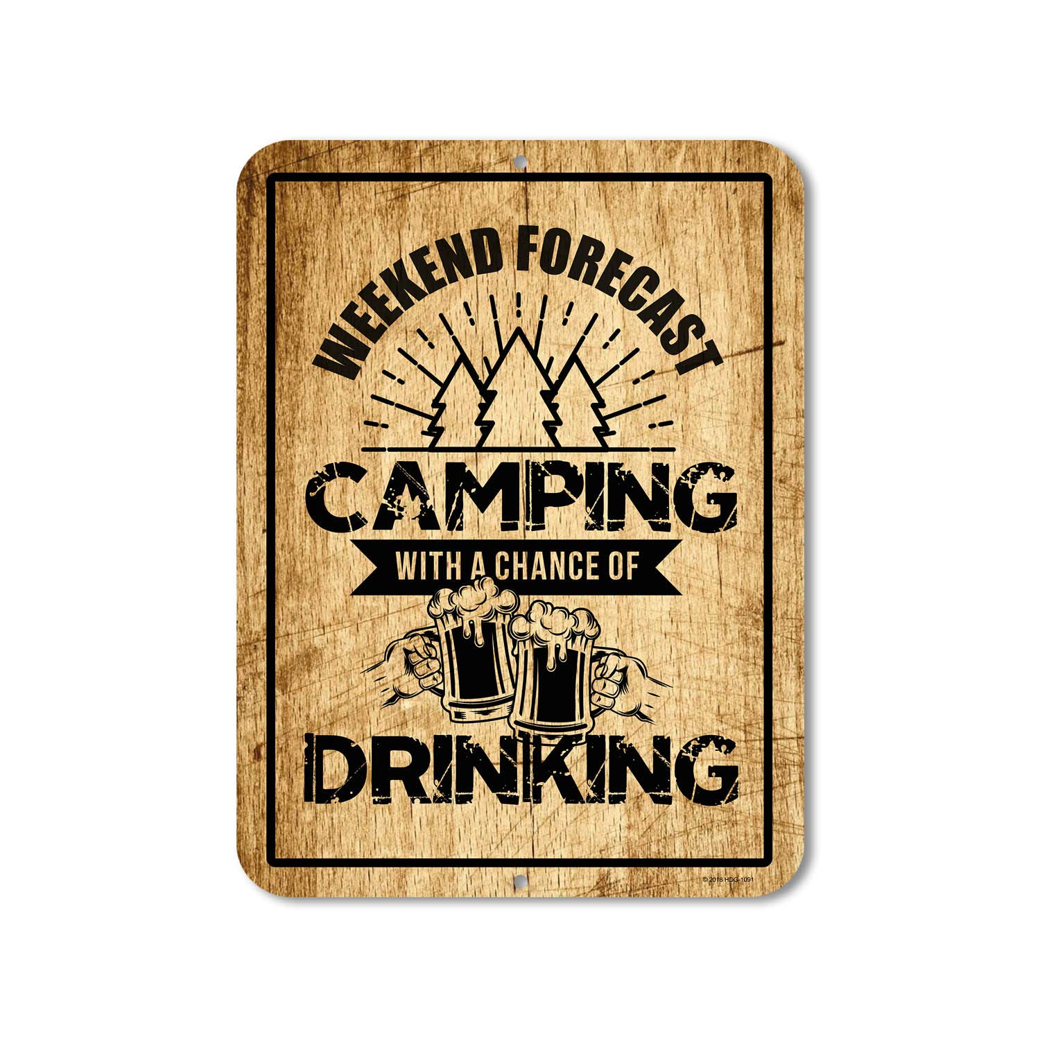 funny camping signs