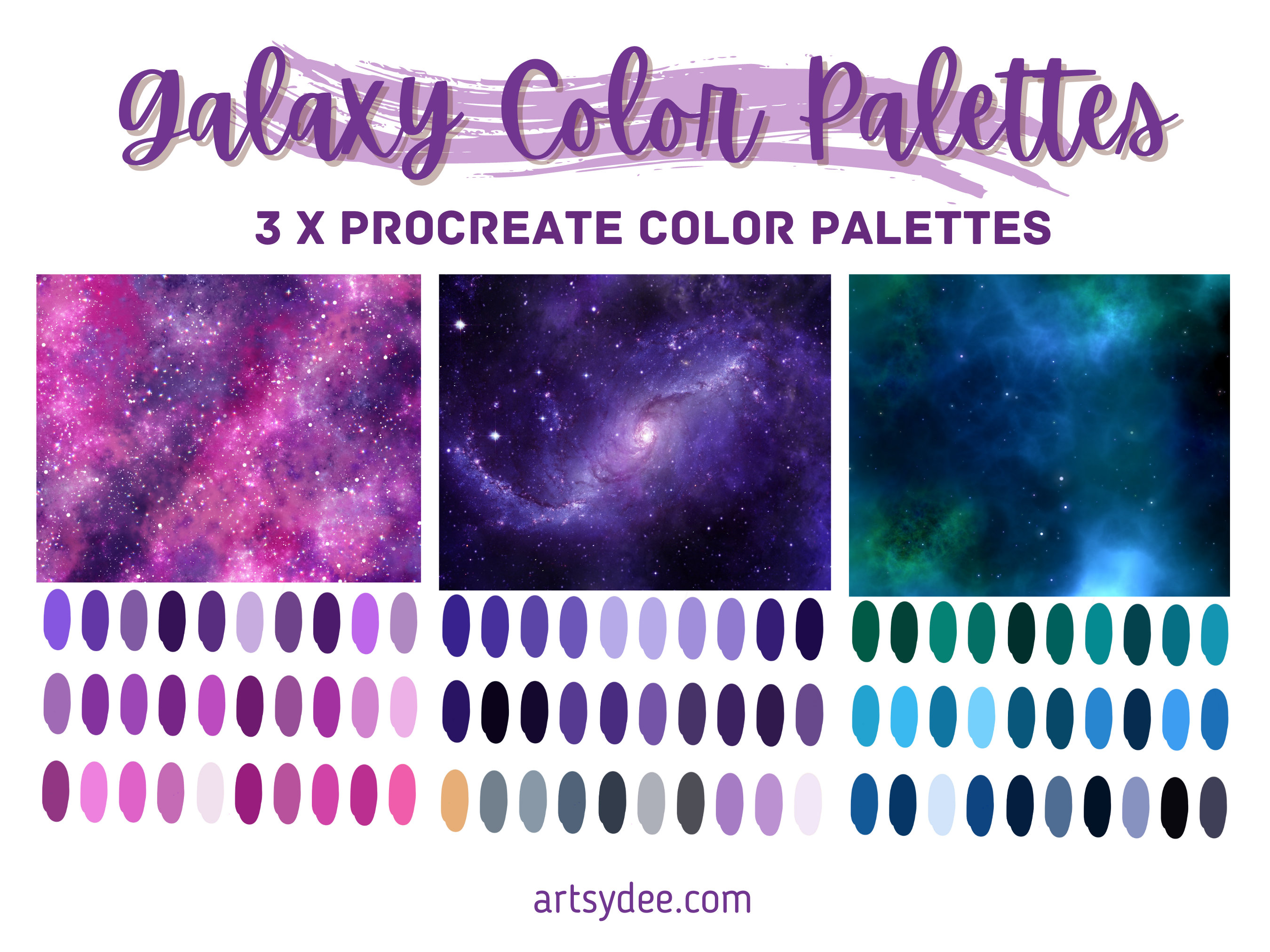 galaxy color pallete