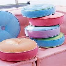 garden chair cushions round