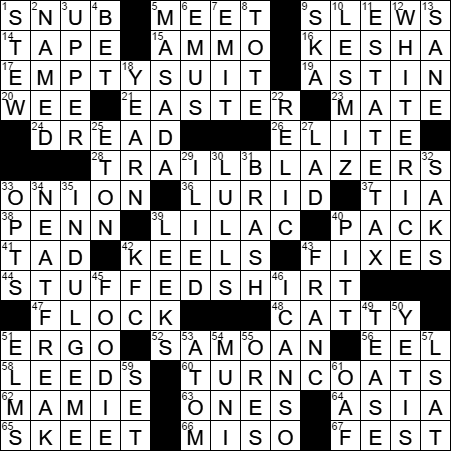 gastronome crossword clue