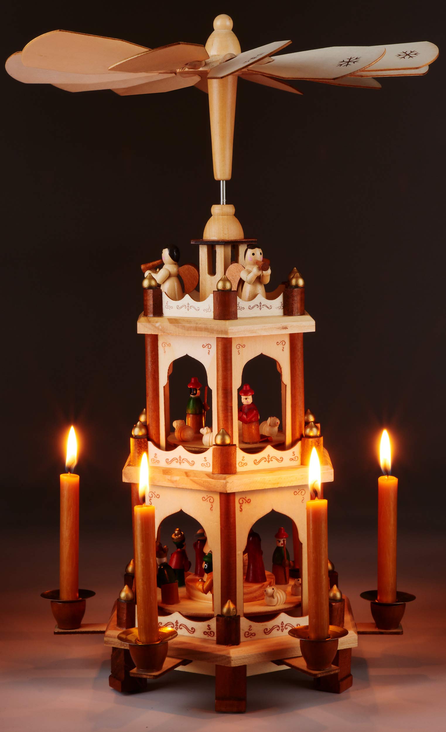 german christmas candle carousel