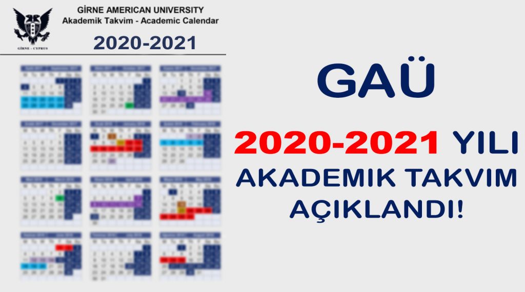 girne amerikan üniversitesi akademik takvim 2020