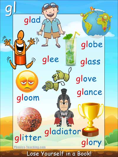 gl words phonics