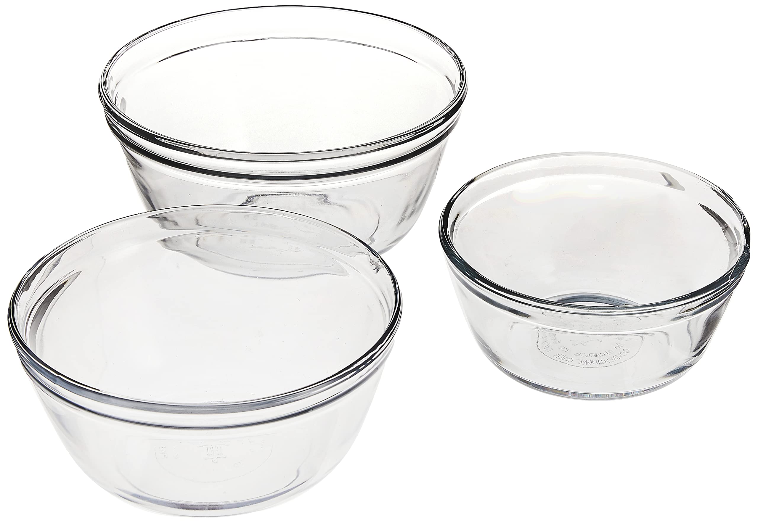 glass mixing bowl set
