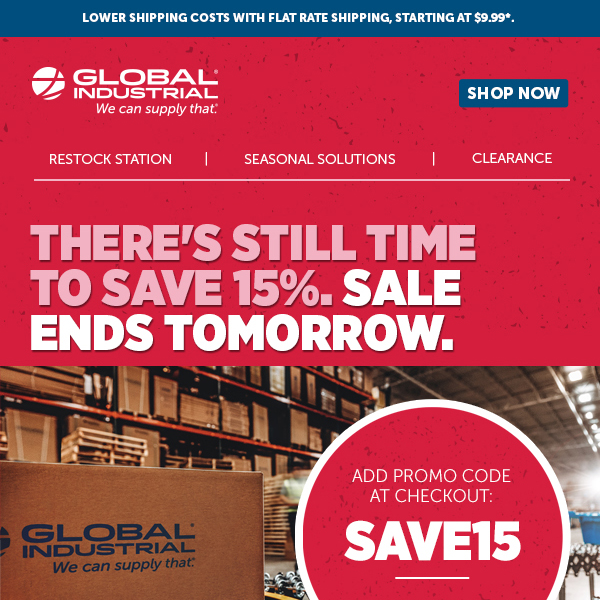 global industrial promo code