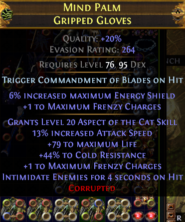 gloves path of exile