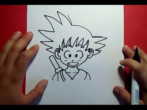 goku dibujo facil