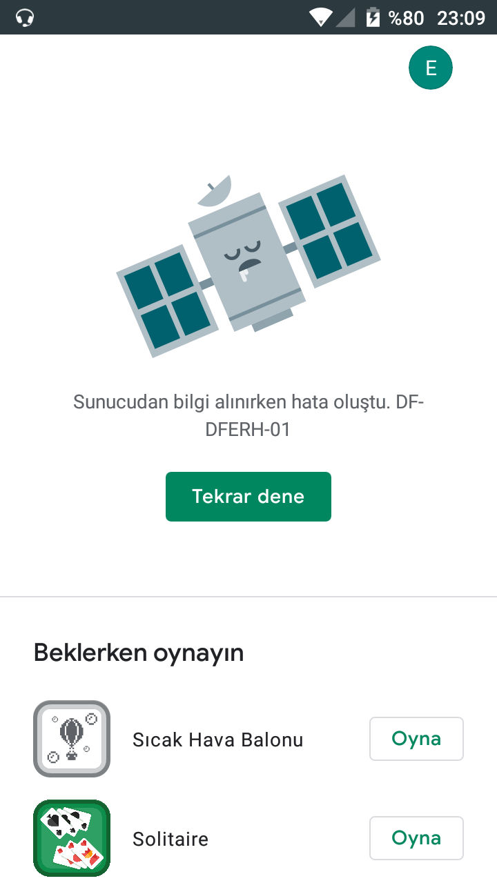 google store play açılmıyor