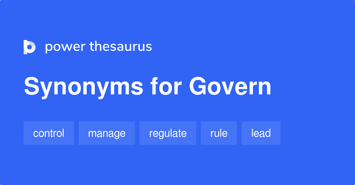 govern thesaurus