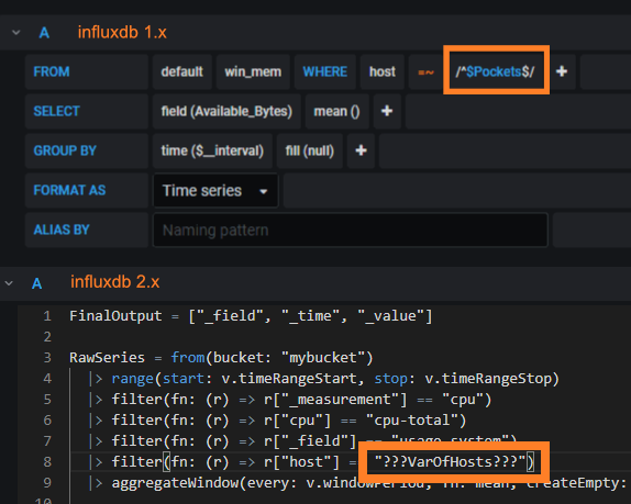 grafana variables