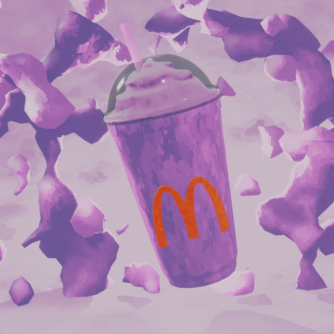 grimace shake wallpaper