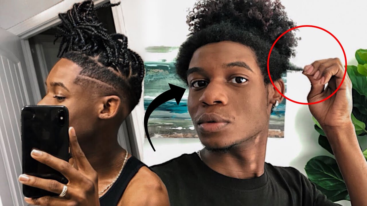 growing out undercut with locs