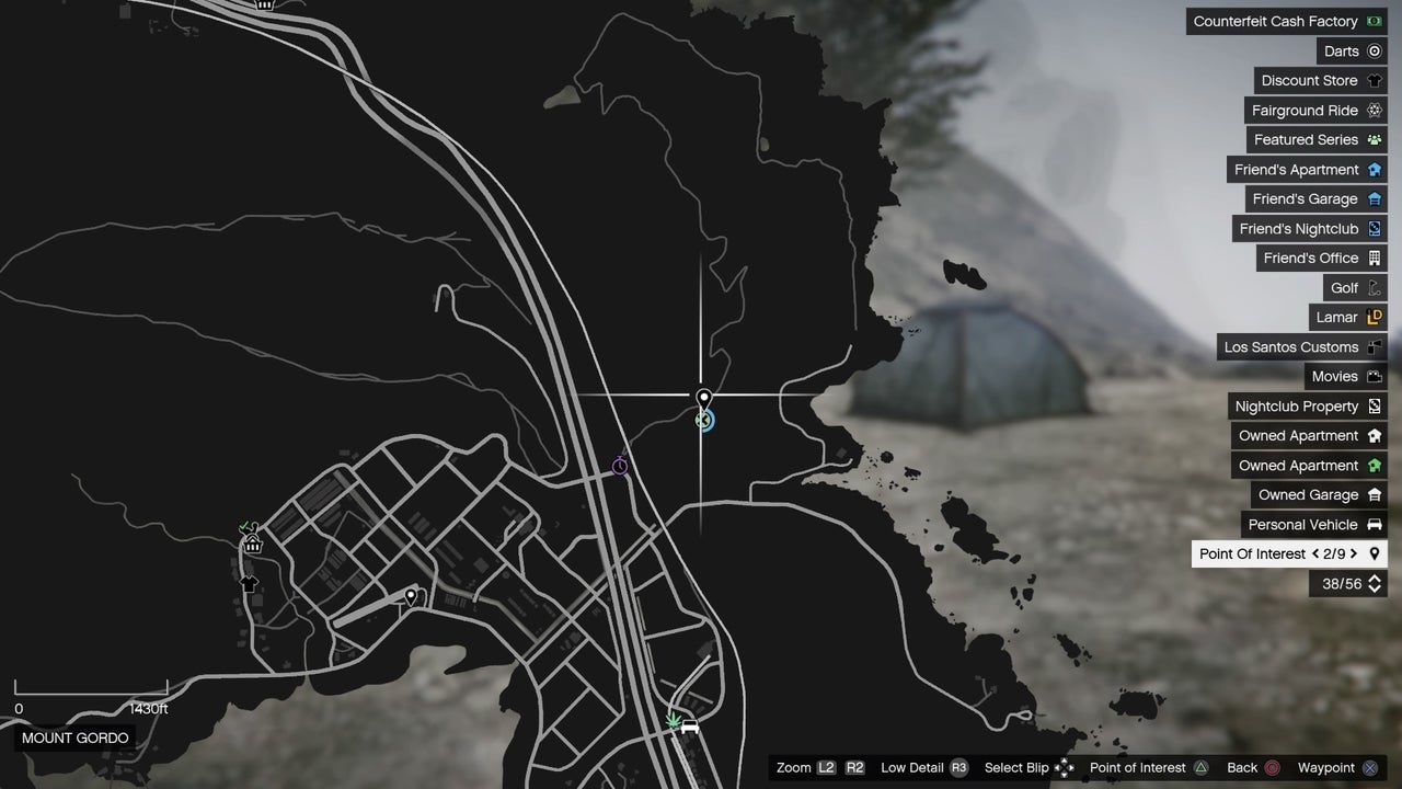 gta 5 mount gordo car location