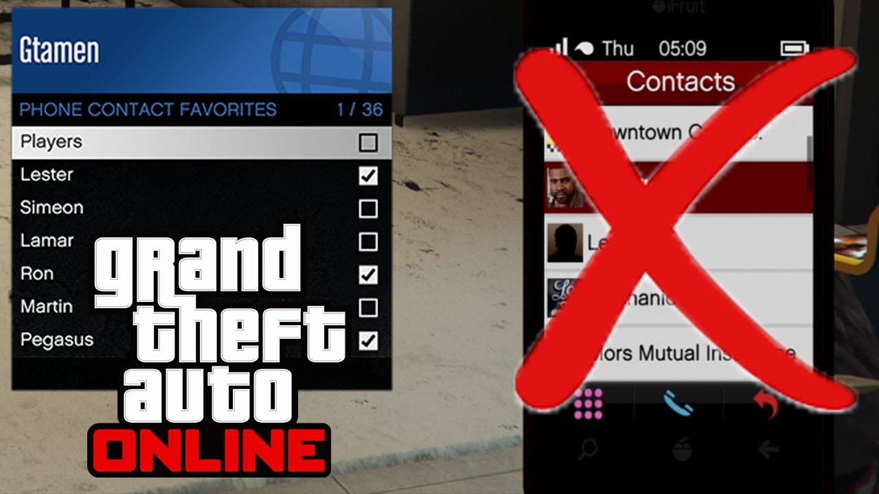 gta online how to remove contacts