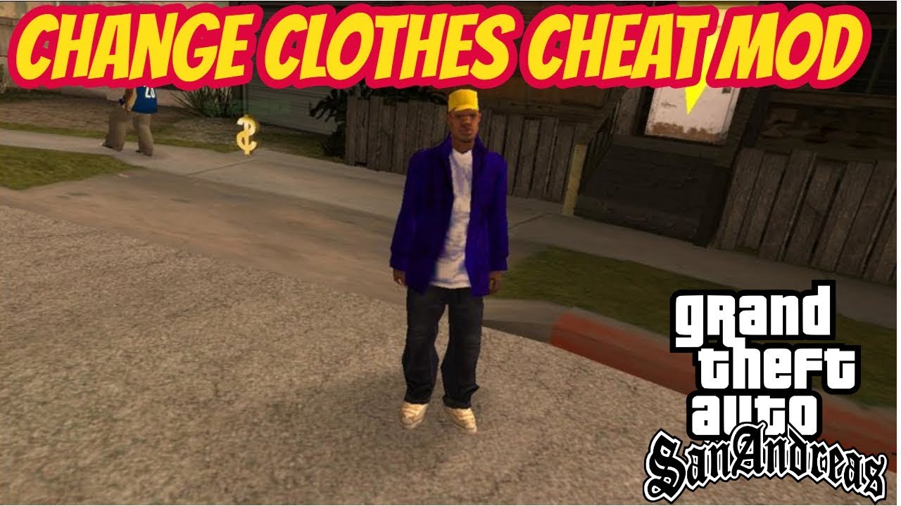 gta san andreas clothes cheats pc