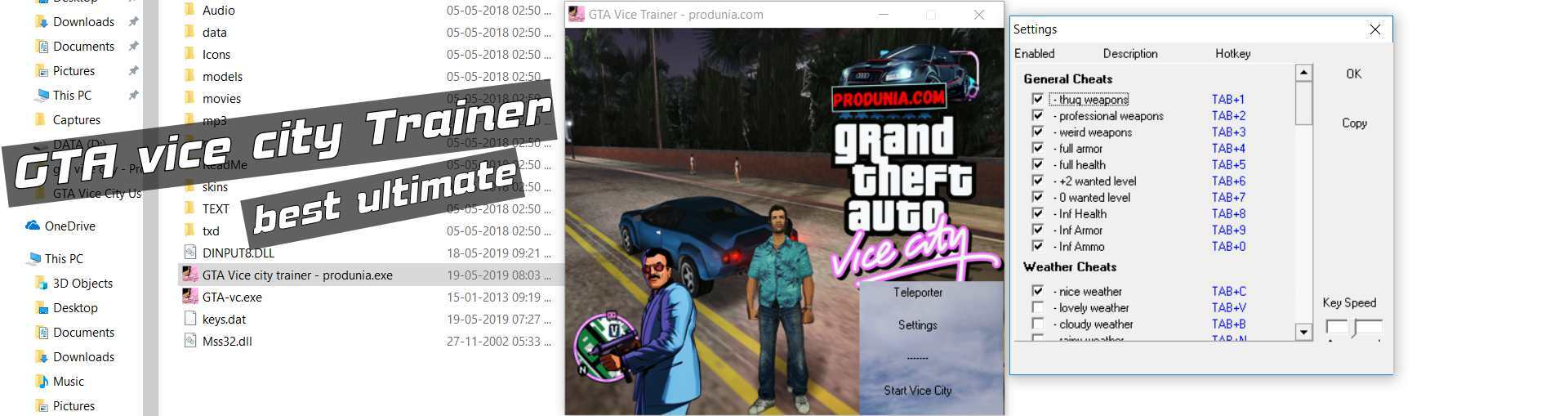 gta vice city trainer free download for pc