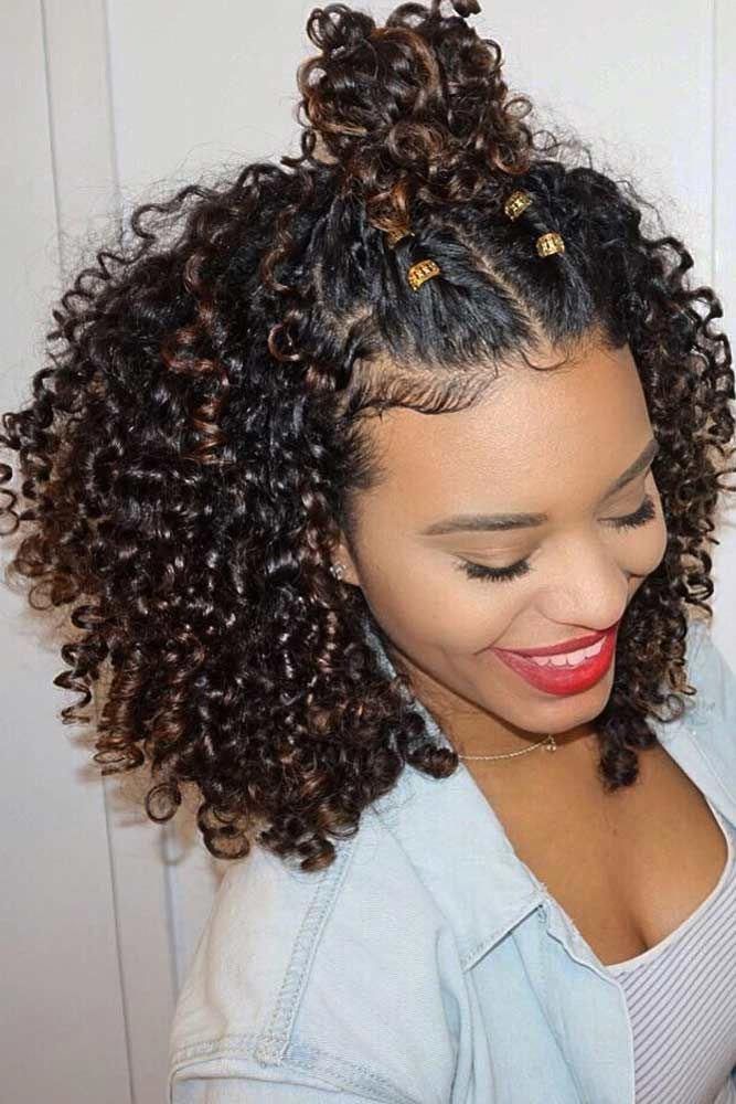 hairstyles for shoulder length curly hair