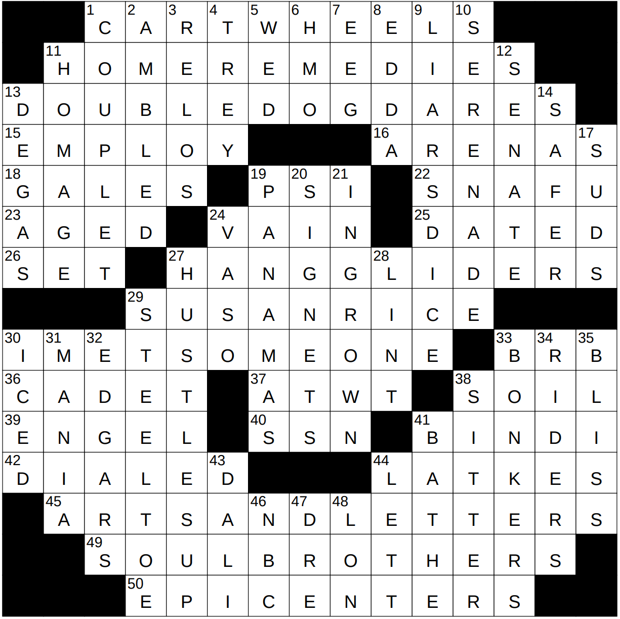 half of seis crossword clue