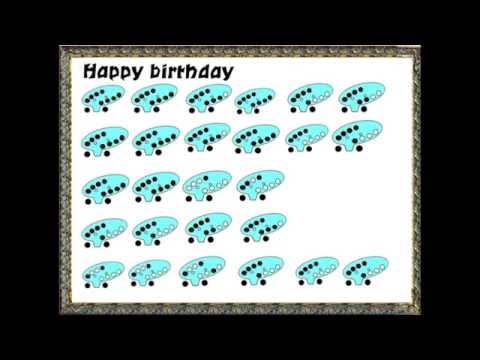 happy birthday ocarina tabs