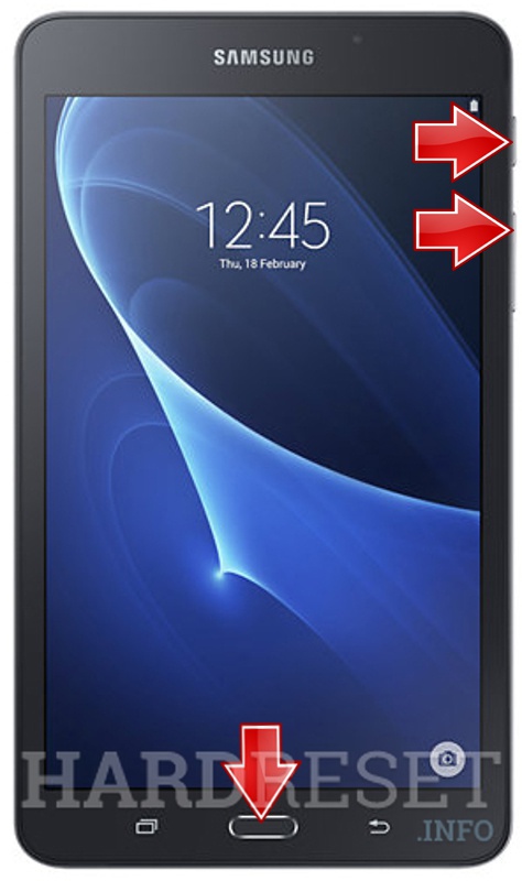 hard reset samsung tab a