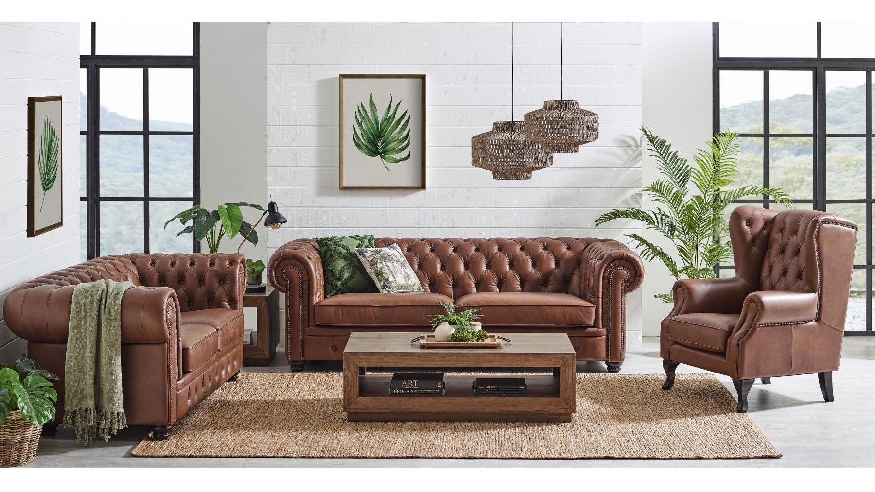 harvey norman leather couch