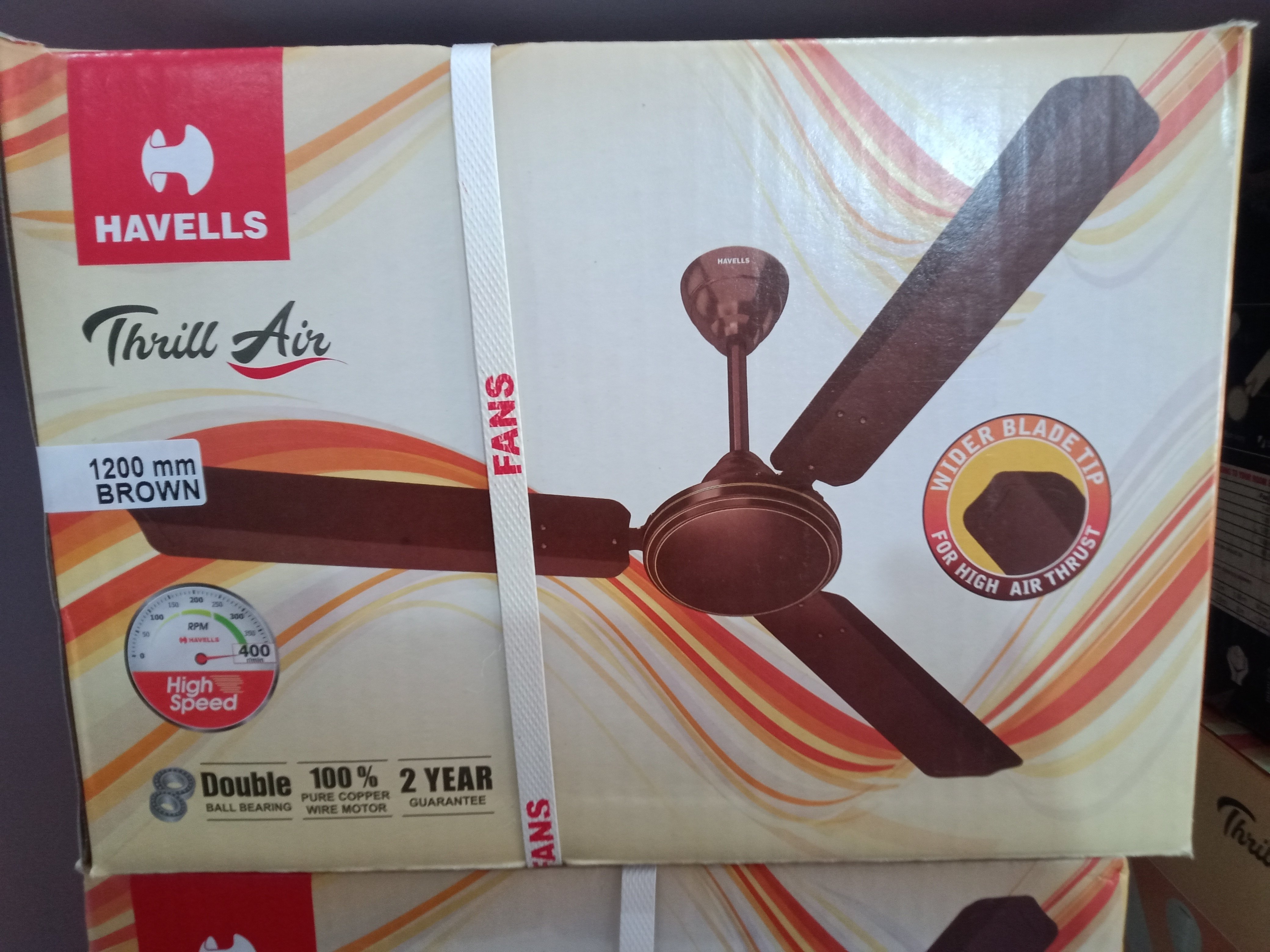 havells fan box