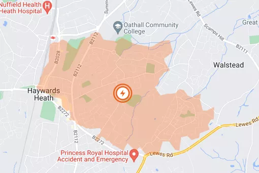 haywards heath power cut