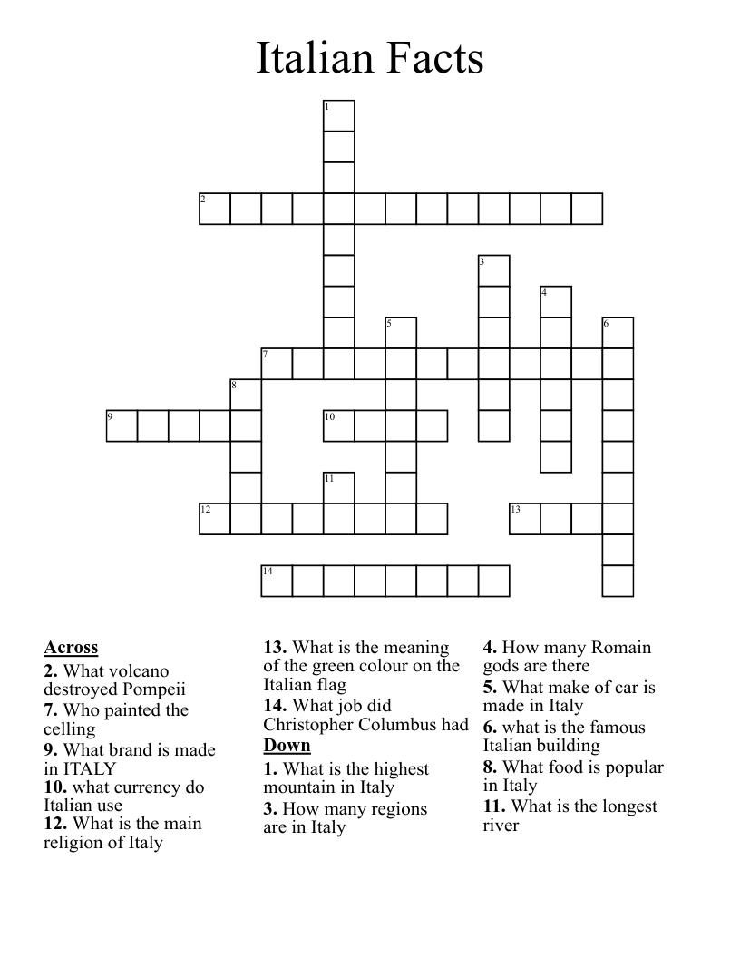 haze from a river in italy crossword