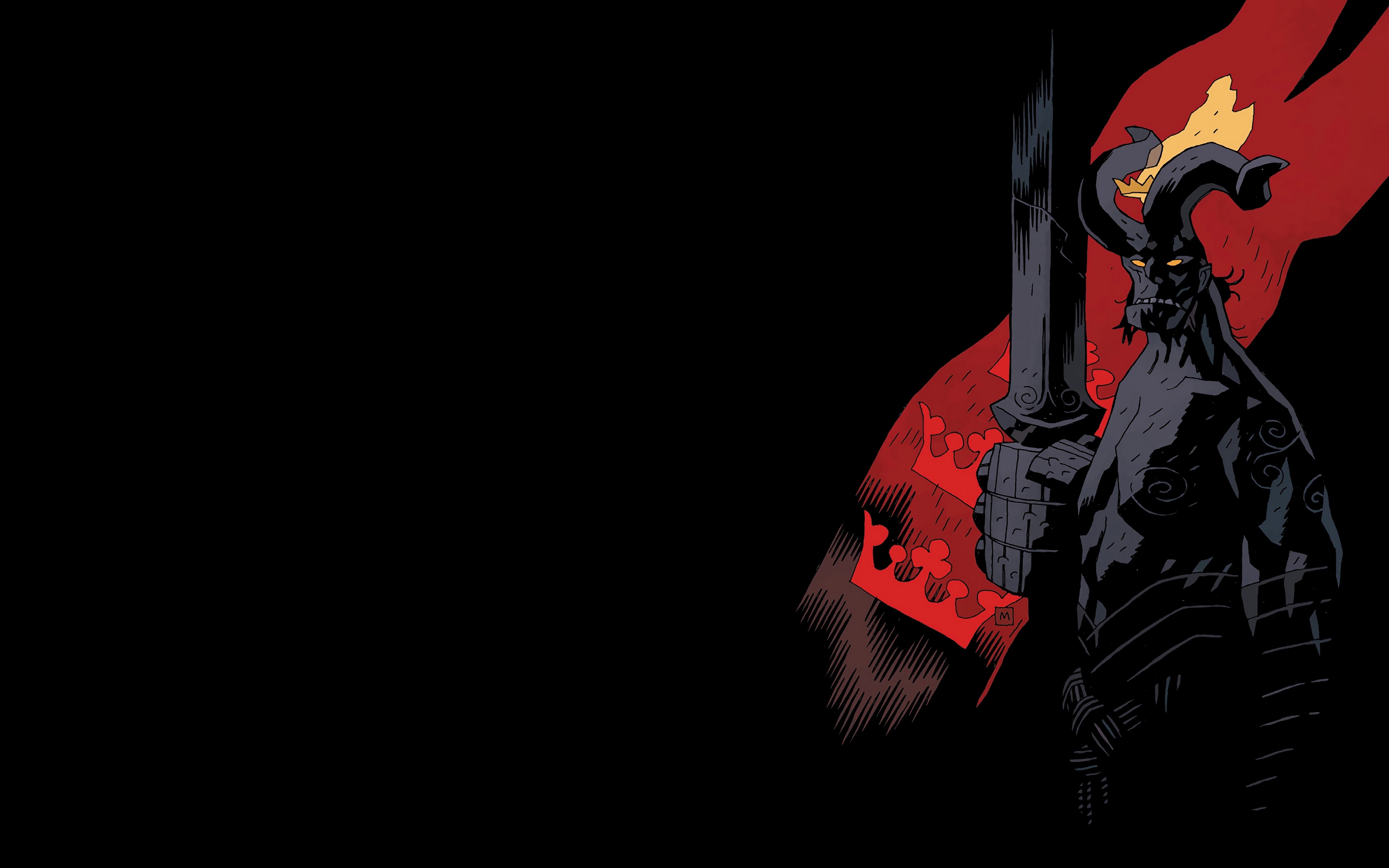 hellboy comic wallpaper