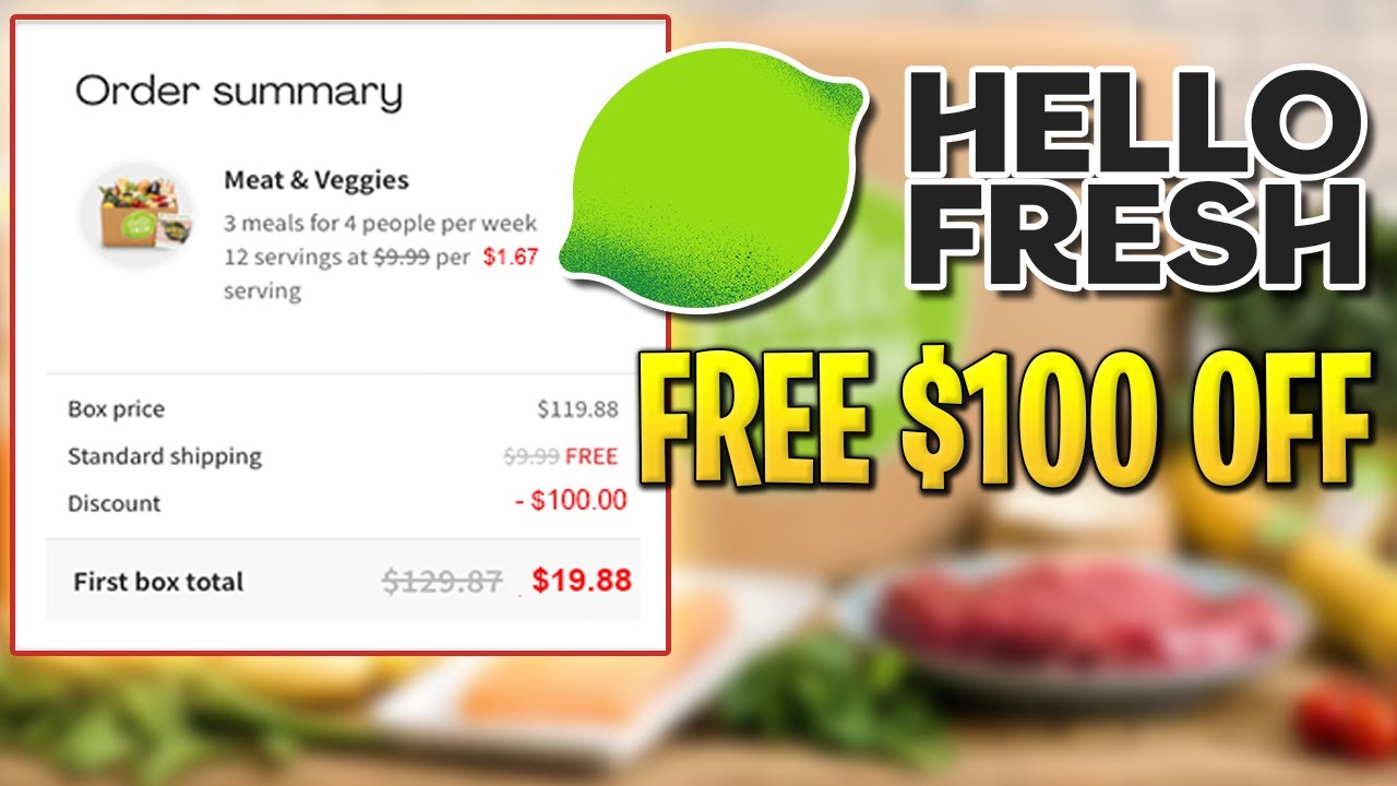 hello fresh discount codes for existing customers