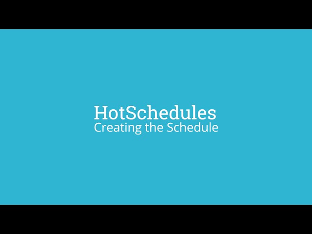 help hotschedules