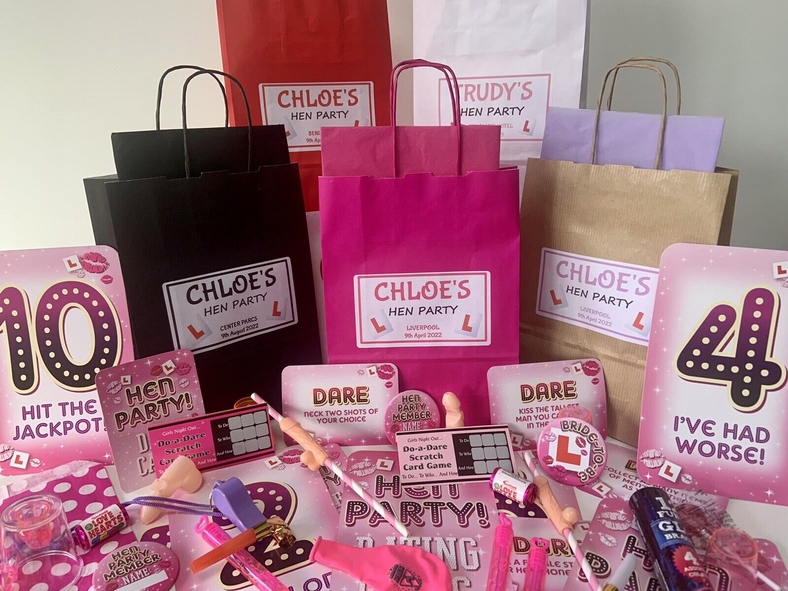 hen party bags