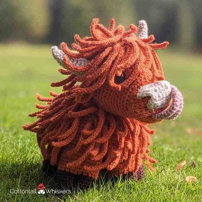 highland cow crochet pattern free