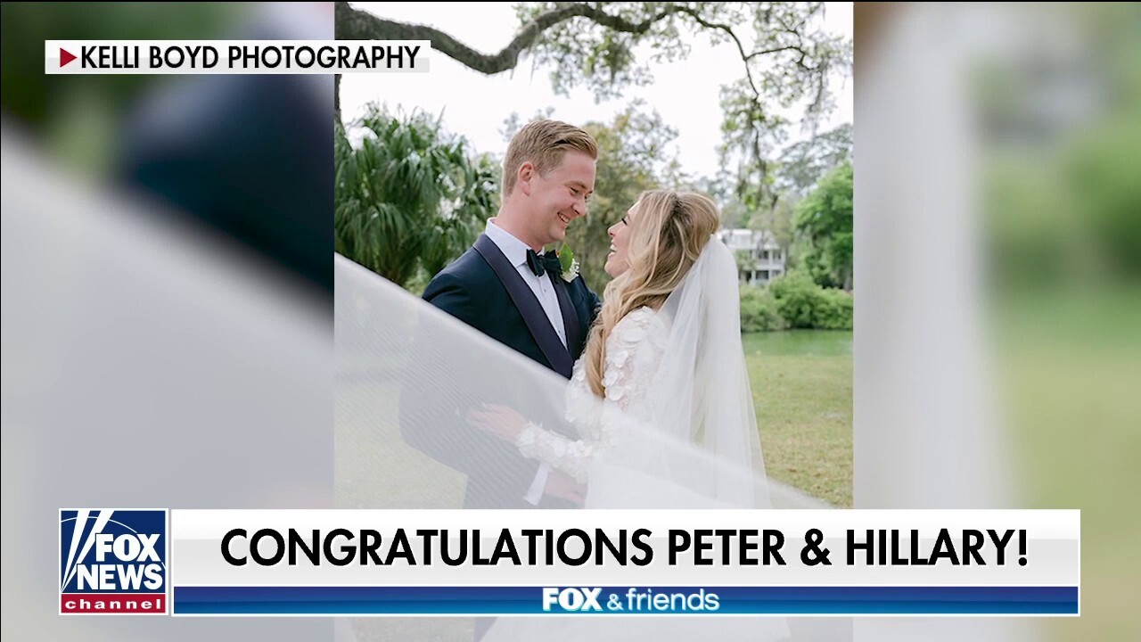 hillary vaughn peter doocy wedding